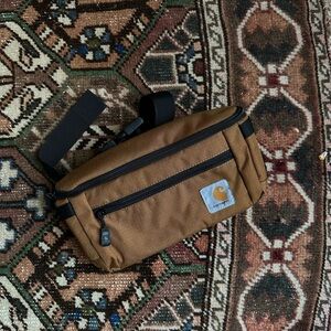 Carhartt Cargo Series Brown Canvas Waist or Sling Bag